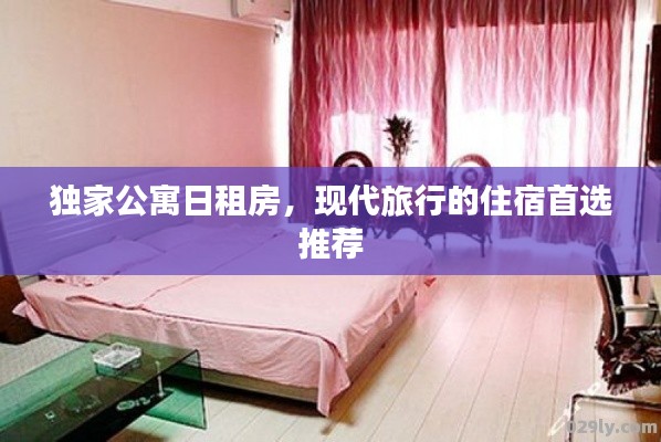 独家公寓日租房，现代旅行的住宿首选推荐