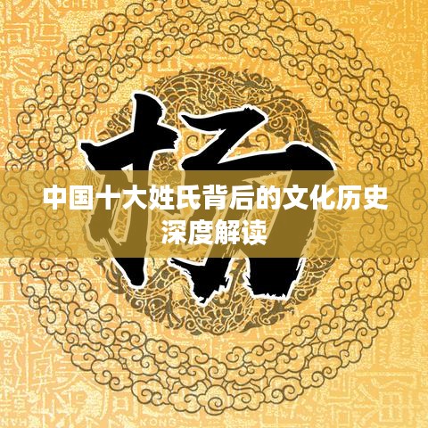 中国十大姓氏背后的文化历史深度解读
