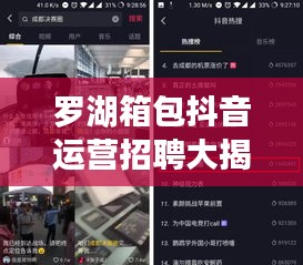 罗湖箱包抖音运营招聘大揭秘，最新职位信息一网打尽！