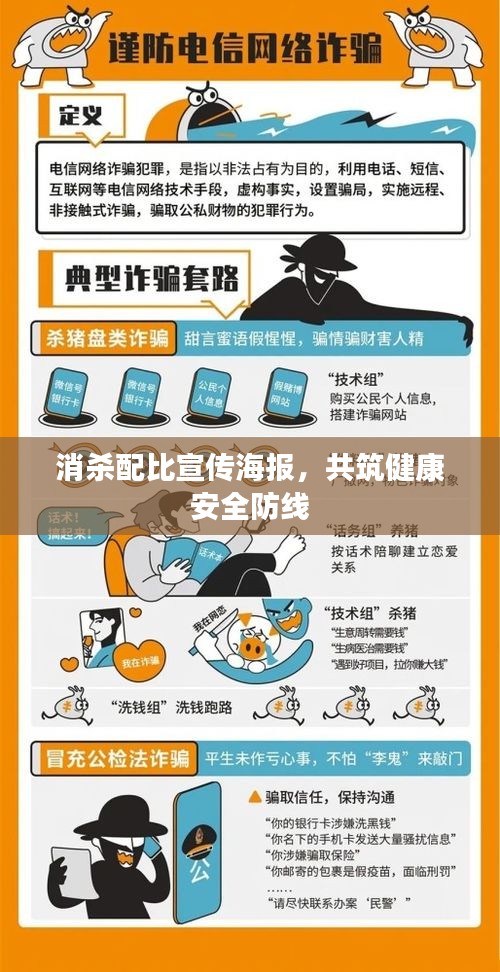 消杀配比宣传海报，共筑健康安全防线