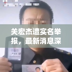 关宏杰遭实名举报，最新消息深度解读