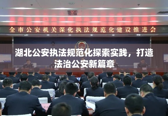 湖北公安执法规范化探索实践，打造法治公安新篇章
