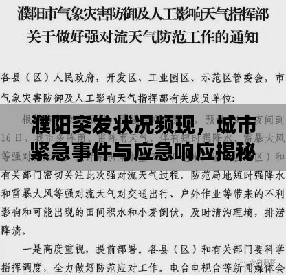 濮阳突发状况频现，城市紧急事件与应急响应揭秘
