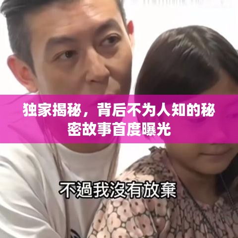 独家揭秘，背后不为人知的秘密故事首度曝光