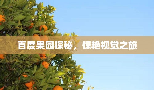 百度果园探秘，惊艳视觉之旅