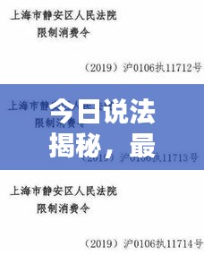 今日说法揭秘，最新法律试题大解析