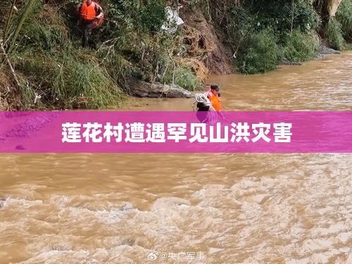 莲花村遭遇罕见山洪灾害