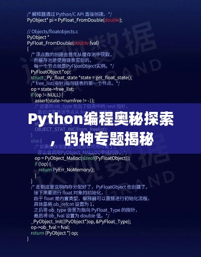 Python编程奥秘探索，码神专题揭秘