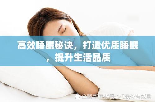 高效睡眠秘诀，打造优质睡眠，提升生活品质