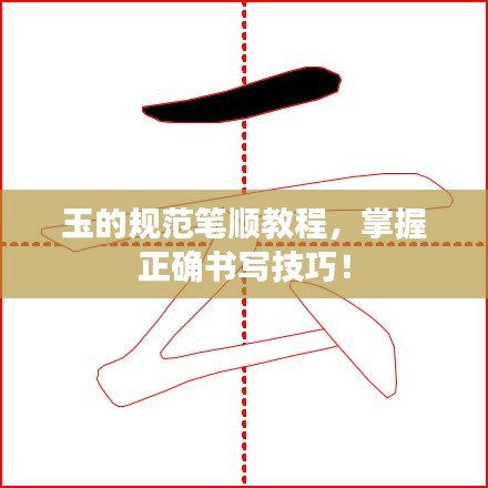 玉的规范笔顺教程，掌握正确书写技巧！