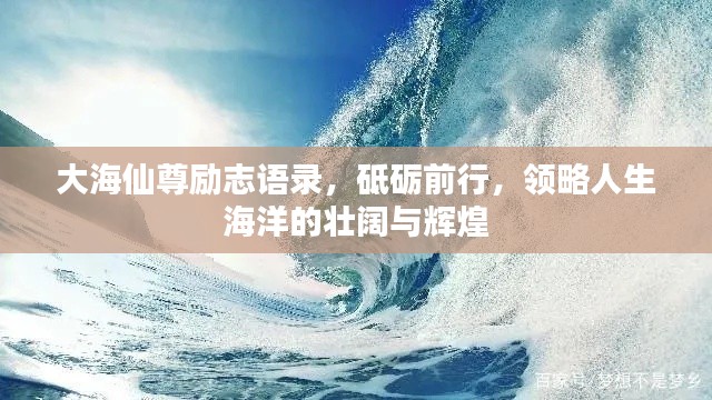 大海仙尊励志语录，砥砺前行，领略人生海洋的壮阔与辉煌