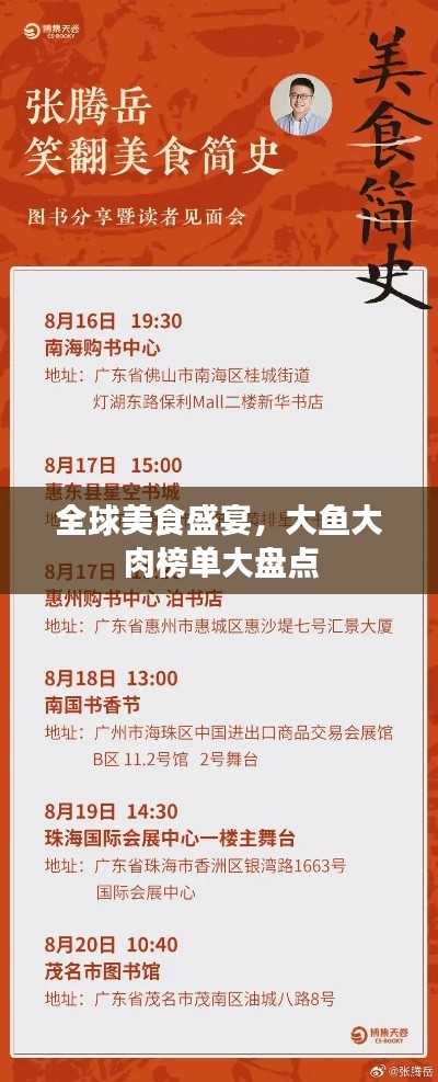 全球美食盛宴，大鱼大肉榜单大盘点