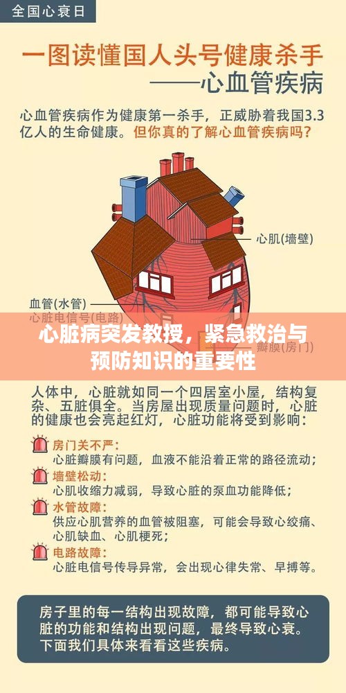心脏病突发教授，紧急救治与预防知识的重要性