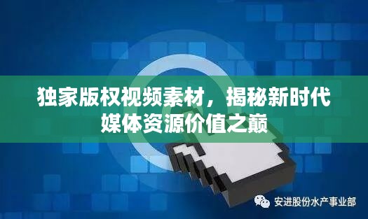 独家版权视频素材，揭秘新时代媒体资源价值之巅